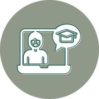 Online Learning Vector Icon