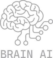 Brain Ai Logo Vector File