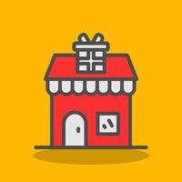 Gift Shop Vector Icon Design