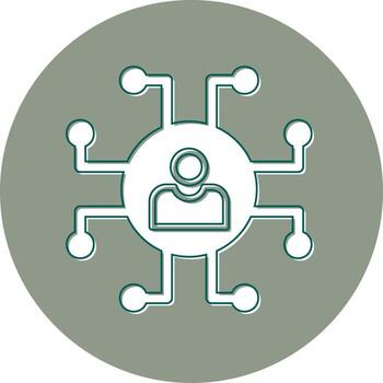 icono de vector de red