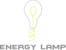 Energy Lamp Logo Vector File