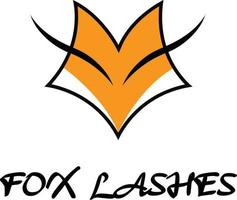 Fox Lashes Logo Vector File