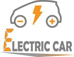eléctrico coche logo vector archivo