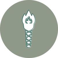 Torch Vector Icon