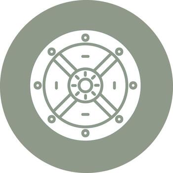icono de vector de escudo