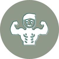 Bodybuilder Vector Icon