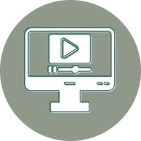 360 Video Vector Icon