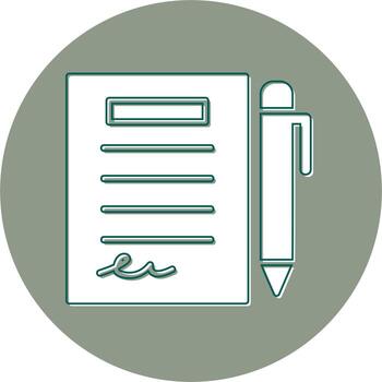 icono de vector de bloc de notas