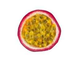 haft passion fruit isolated photo