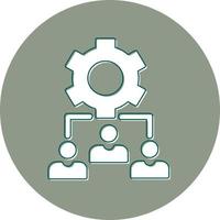 Team Management Vector Icon