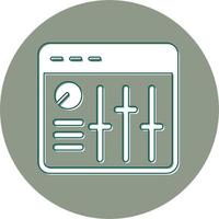 Sound Mixer Vector Icon