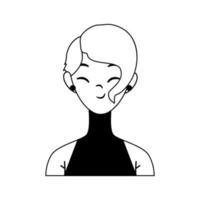 Vector illustration of Avatar woman