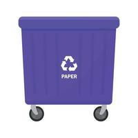 Vector illustration of Trash Bin