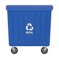 Vector illustration of Trash Bin