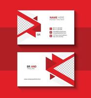 Modern Creative and Clean Business Card, Double-sided Visiting Card or Name Card Template vector