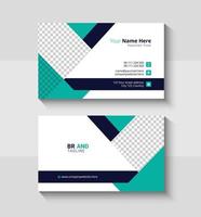 Modern Creative and Clean Business Card, Double-sided Visiting Card or Name Card Template vector