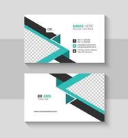 Modern Creative and Clean Business Card, Double-sided Visiting Card or Name Card Template vector