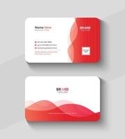 Creative and Modern Business Card Design template vector