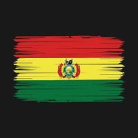 Bolivia Flag Brush Vector Illustration