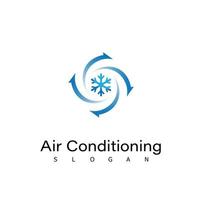 air conditioning cool fan temprature isolated technology vector