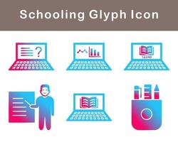 Schooling Vector Icon Set