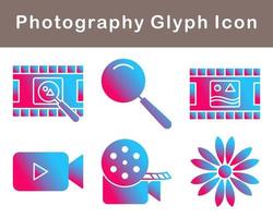 fotografía vector icono conjunto