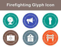 Firefighting Vector Icon Set