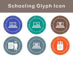 Schooling Vector Icon Set