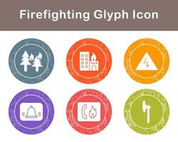 Firefighting Vector Icon Set