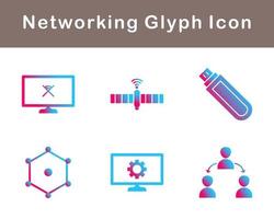 Networking Vector Icon Set