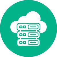 Cloud Server Vector Icon