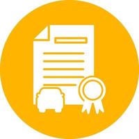 Driving Test Vector Icon