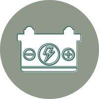 Car Battery Vector Icon