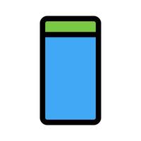 Mobile icon line isolated on white background. Black flat thin icon on modern outline style. Linear symbol and editable stroke. Simple and pixel perfect stroke vector illustration