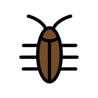 Bug icon line isolated on white background. Black flat thin icon on modern outline style. Linear symbol and editable stroke. Simple and pixel perfect stroke vector illustration