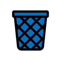 Basket icon line isolated on white background. Black flat thin icon on modern outline style. Linear symbol and editable stroke. Simple and pixel perfect stroke vector illustration.