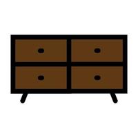 Bookshelf icon line isolated on white background. Black flat thin icon on modern outline style. Linear symbol and editable stroke. Simple and pixel perfect stroke vector illustration.