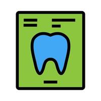 línea de icono de archivo dental aislada sobre fondo blanco. icono negro plano y delgado en el estilo de contorno moderno. símbolo lineal y trazo editable. ilustración de vector de trazo simple y perfecto de píxeles.