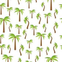 Seamless Pattern with palm trees. Colorful summer background. Vector illustration