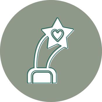 estatuilla vector icono