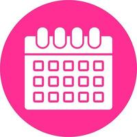 icono de vector de calendario islámico