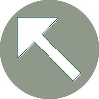 Upper Left Arrow Vector Icon