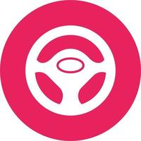 Steering Wheel Vector Icon