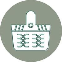 Picnic Basket Vector Icon