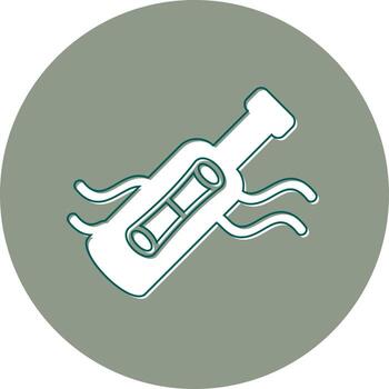 Message In A Bottle Vector Icon