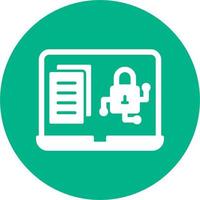 Encrypted Data Vector Icon