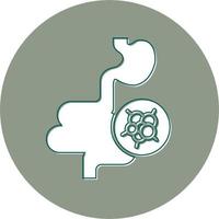 Intestines Cancer Vector Icon