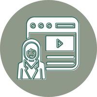 Blogger Vector Icon