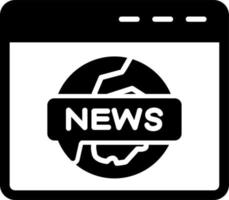 News Report Vector Icon