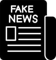 Fake News Vector Icon